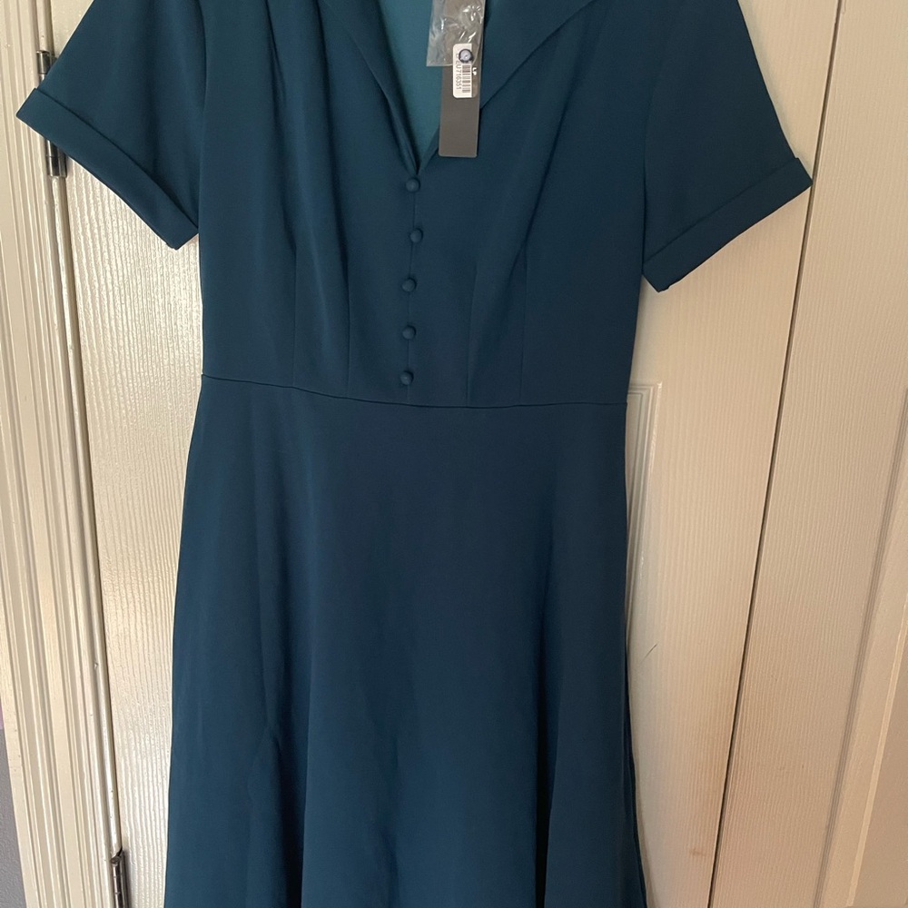 Elegant Teal Dress -NWT